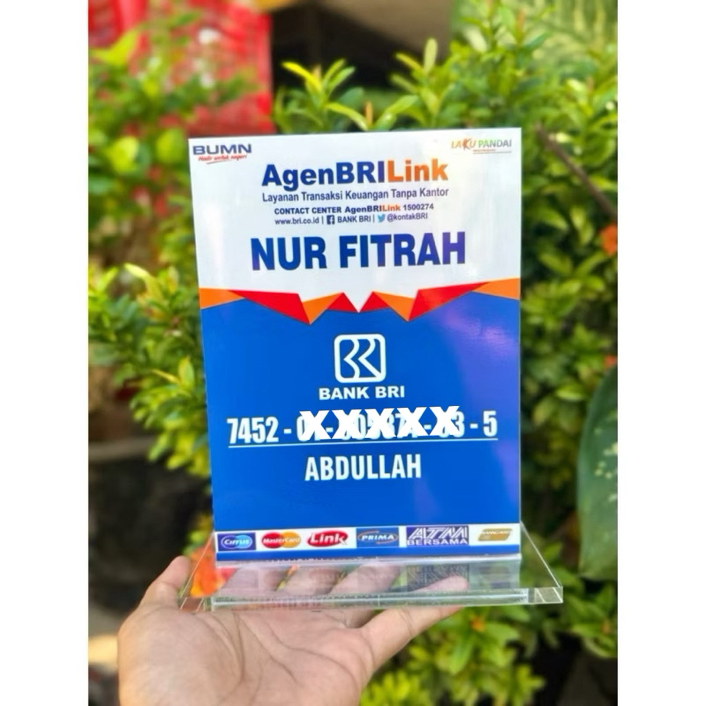 

PAPAN AKRILIK MEJA REKENING BISA CUSTOM / RUBAH BAHAN TEBAL BERKUALITAS UKURAN 15x20