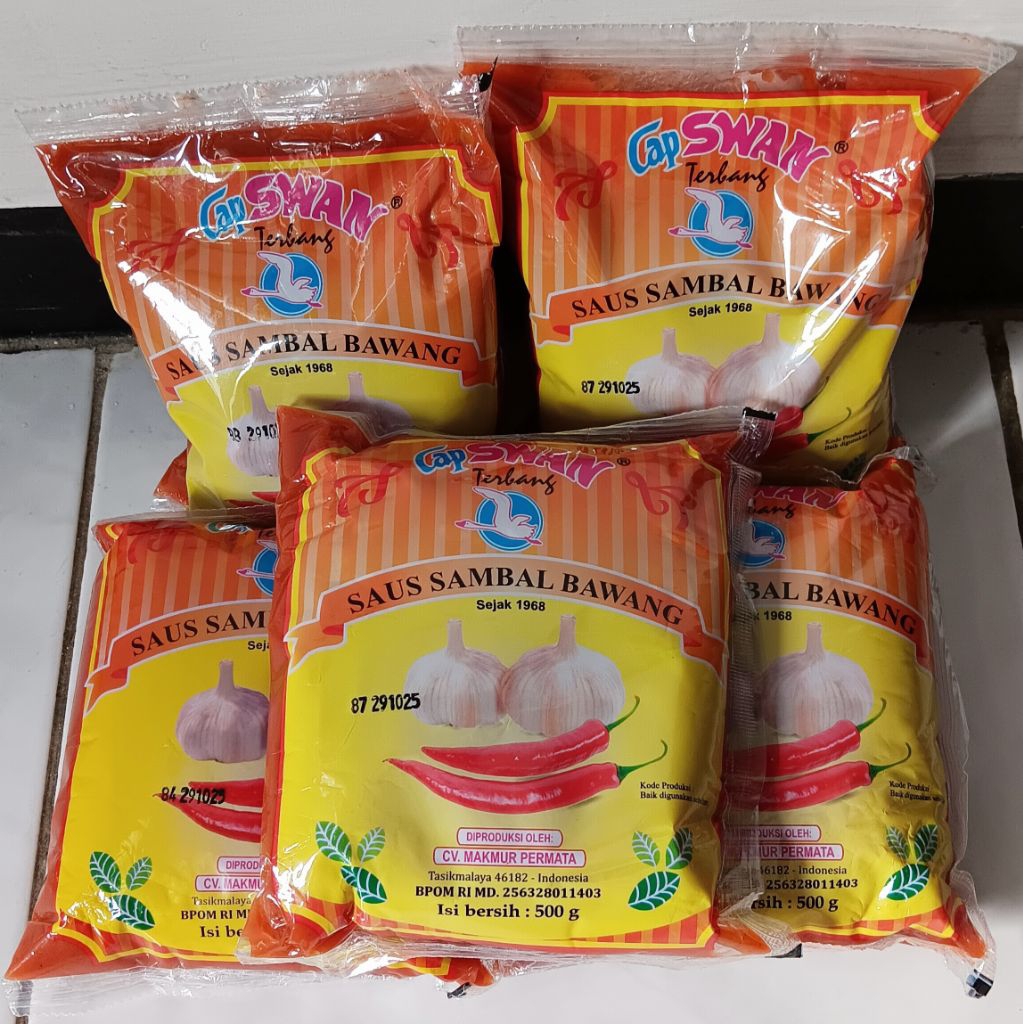 

Saus Sambal Bawang Cap Swan Kemasan 500g | Saus Bantal