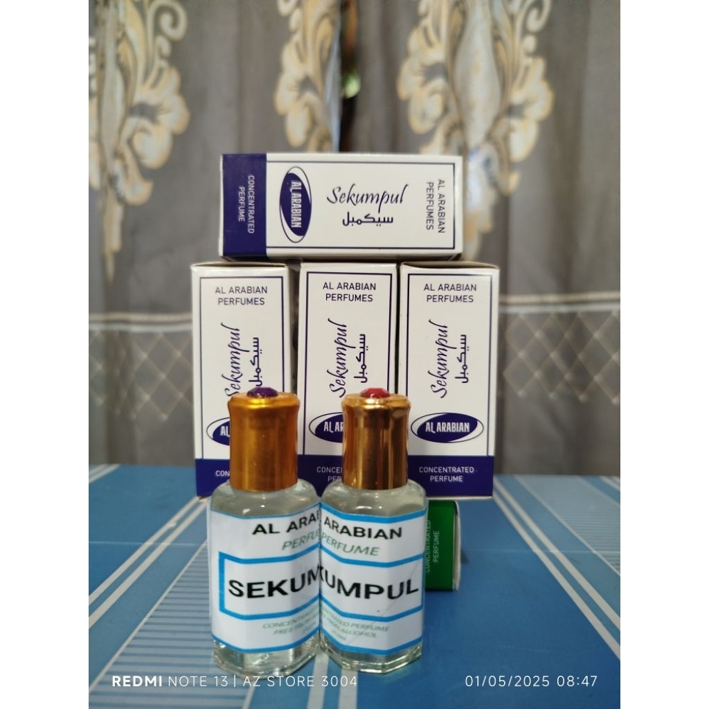 parfum minyak wangi arabian sekumpul martapura 12 ml