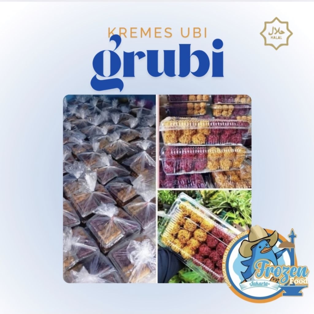 

Grubi Kremes Bola Ubi | Ubi ungu & Putih | Manis | WAJIB EXTRA BUBBLEWRAP.