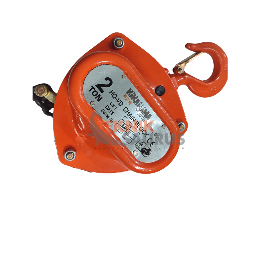 Kikaijima Chain Block / Takel Katrol 3 Ton x 5 Meter