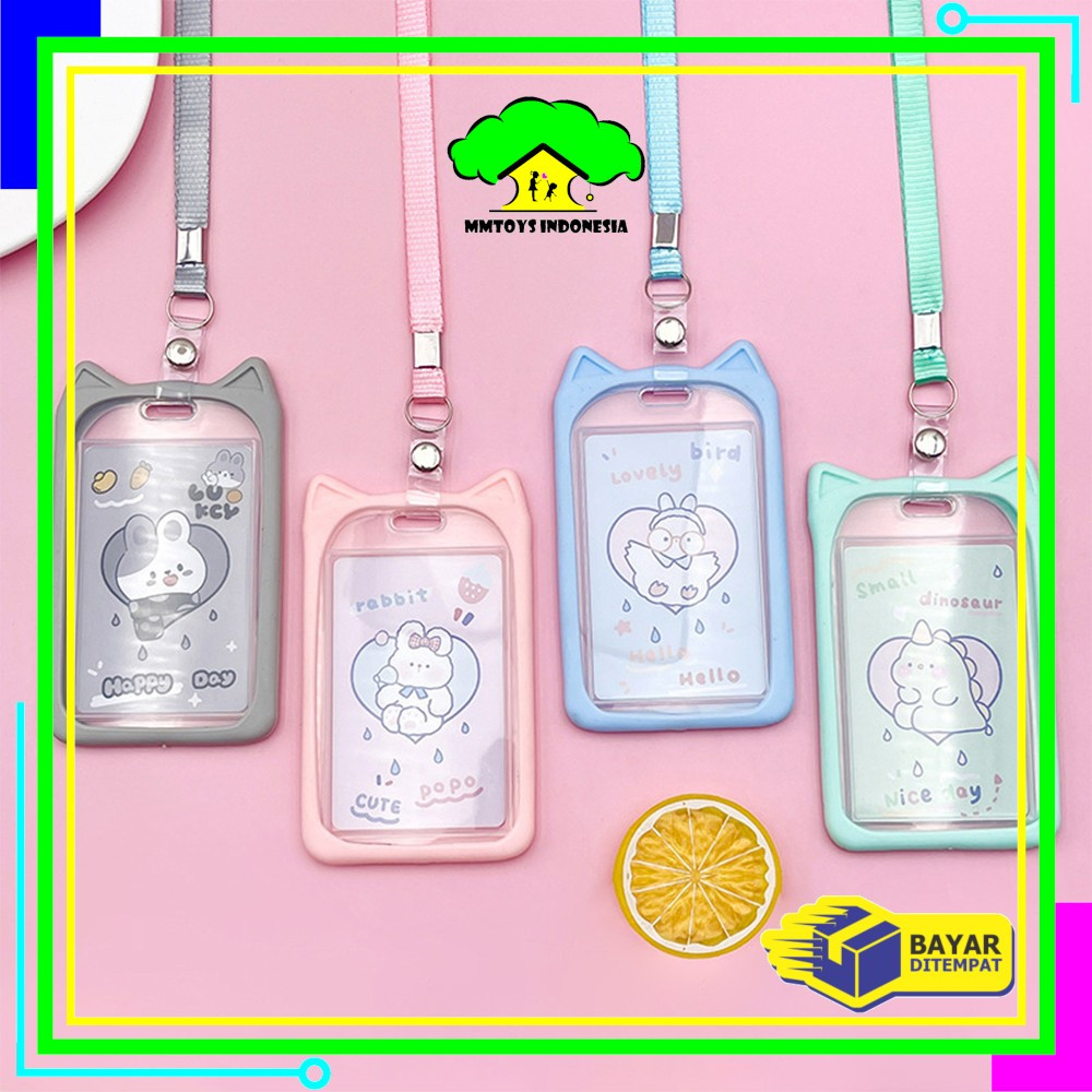 

MI-C324 Name Tag ID Card Holder Gantungan Kartu Nama Atau Panitia Motif Kartun / Tali ID Card Nama / Gantungan Tali Kartu Akses Kantor MRT Busway Lanyard