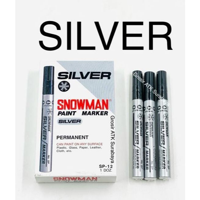 

SPIDOL SILVER PERMANENT SNOWMAN / SPIDOL MARKER