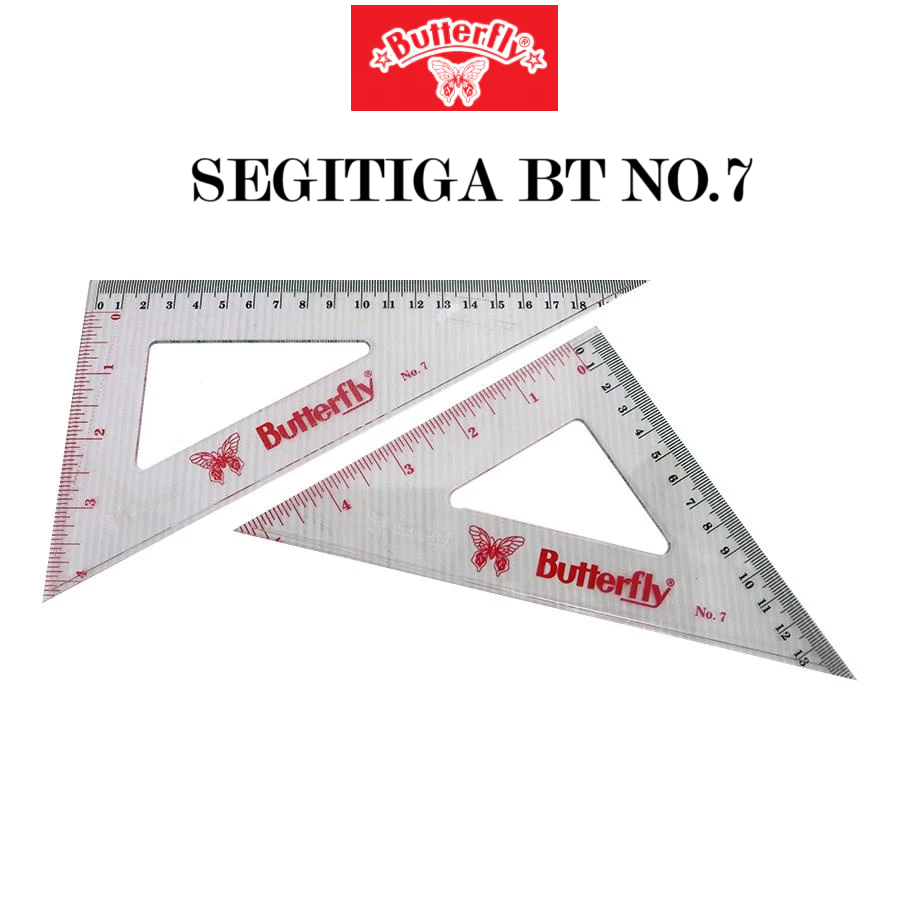 

BN - Butterfly Set Penggaris Segitiga No. 7 / BT - No. 7