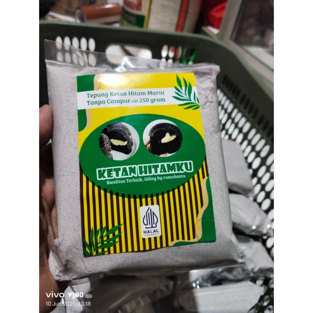 

Tepung Ketan Hitam 250 gram. Murni tanpa campuran. Kwalitas premium. Giling sendiri