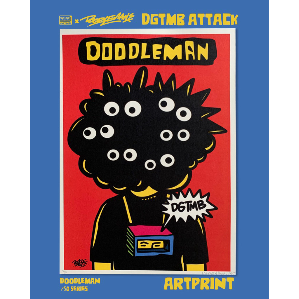

DGTMB X DOODLEMAN 'DGTMB ATTACK' ARTPRINT