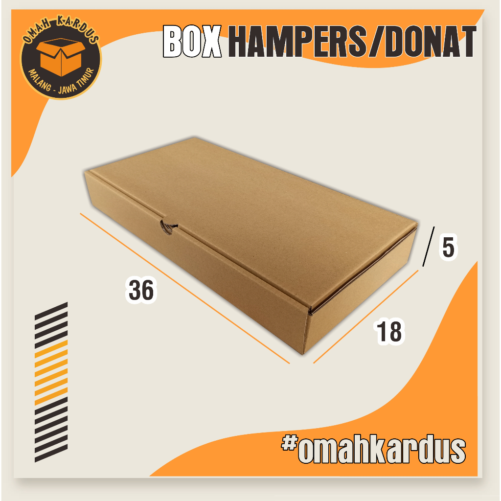 

Kardus Hampers/Donat 36x18x5 cm B FLUTE | dus donat | box donat | kardus box polos | kardus diecut | box diecut | box hampers | box gift | box baju | kardus baju | box hijab | kardus dus box | box rice | box food | box catering