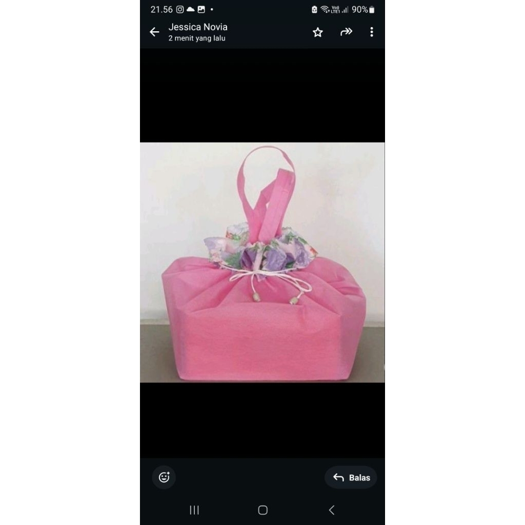 Tas kain serut tipis untuk hajatan