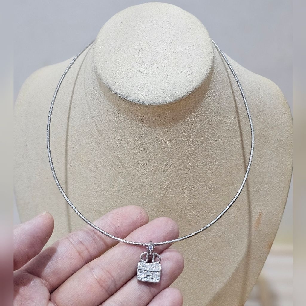 Kalung choker Premium Lapis emas +  Bandul Mirip emas  Asli Premium Quality Anti karat K05