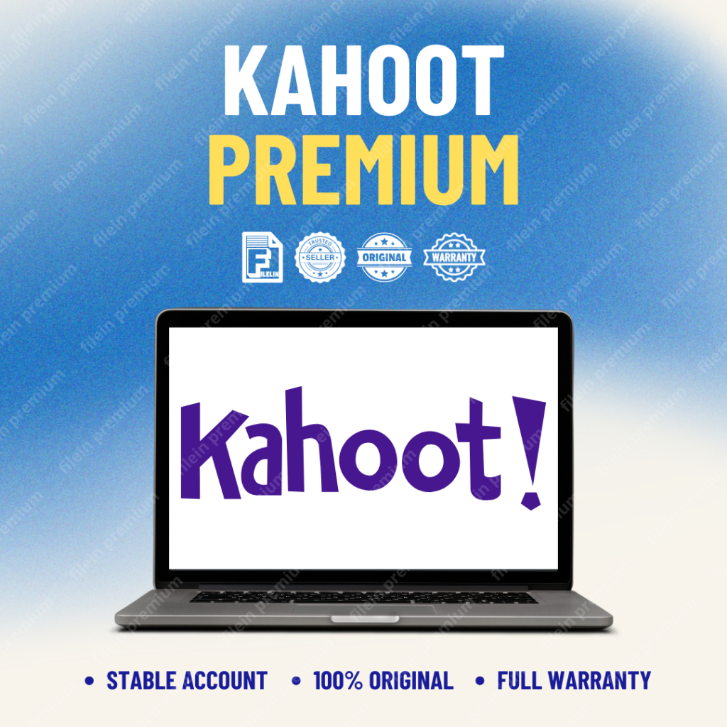 Akun Kahoot+ Premium 7 Hari (2000 Peserta) + Bonus