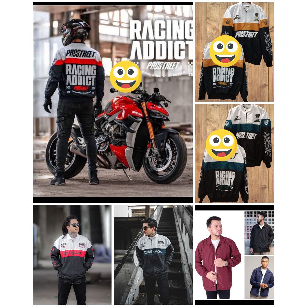 JAKET RACING - JAKET PARASUT PRIA - JAKET CAGOULE TERLARIS - JAKET BROTHERJACK - JAKET COACH XXL XL 