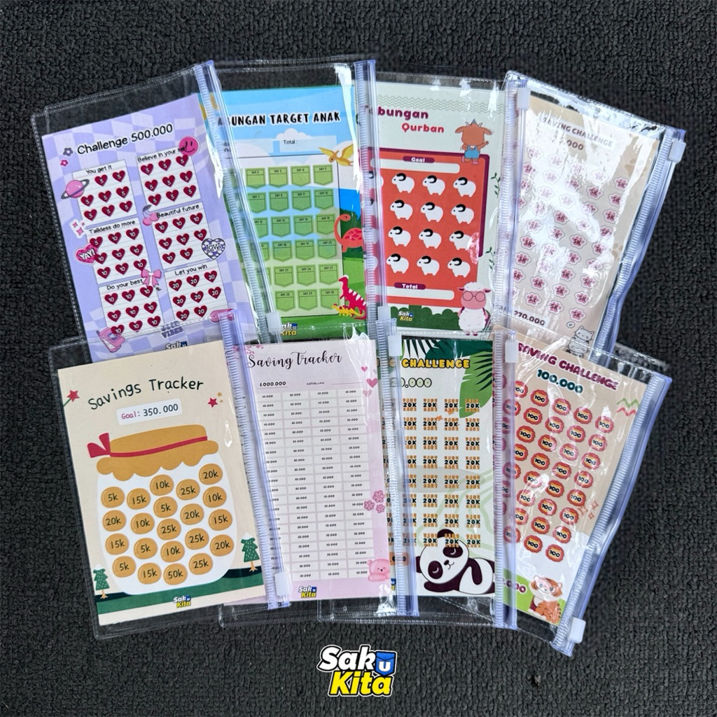 

Kertas Challenge Budgetting dengan ziplock