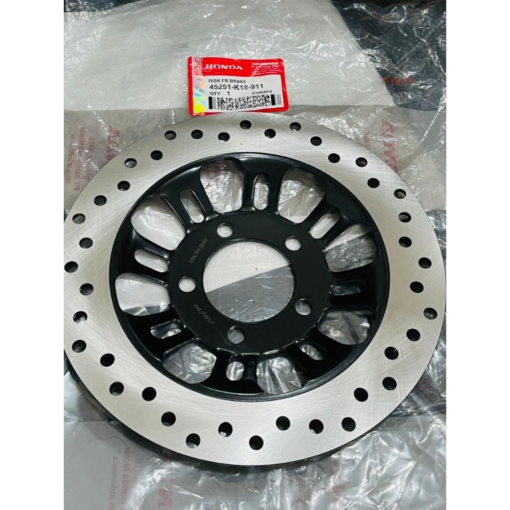 Piringan cakram Depan K18 honda verza 150 jari jari CB verza 150 jari jari sunstar quality