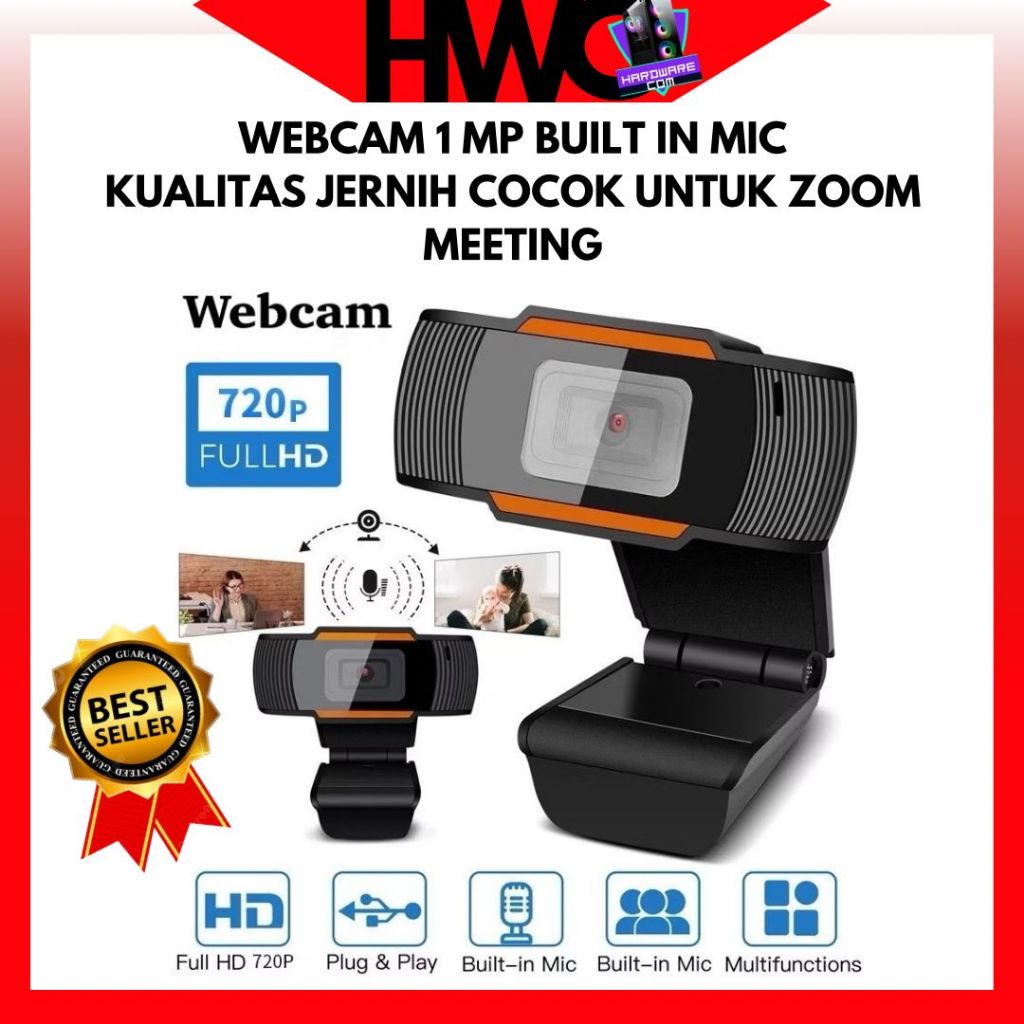 Webcam PC komputer HD 720P 4k with Mic/usb kamera