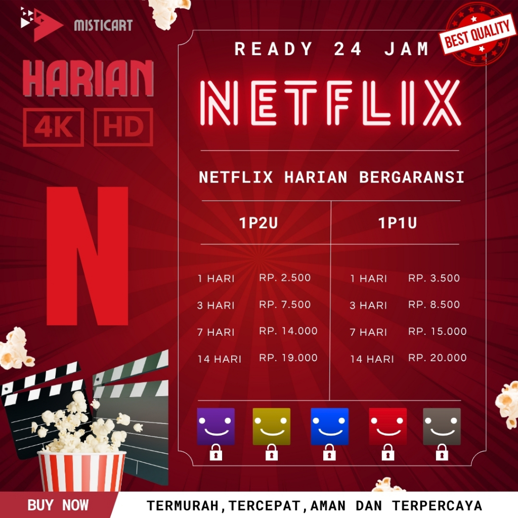 NETFLIX HARIAN MURAH FULL 24 JAM 4K NOVPEN FULL GARANSI