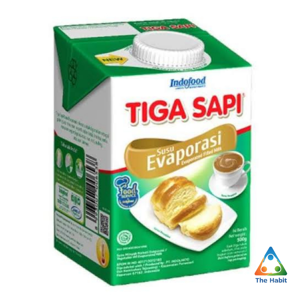 

(The Habit) TIGA SAPI SUSU EVAPORASI 500GR