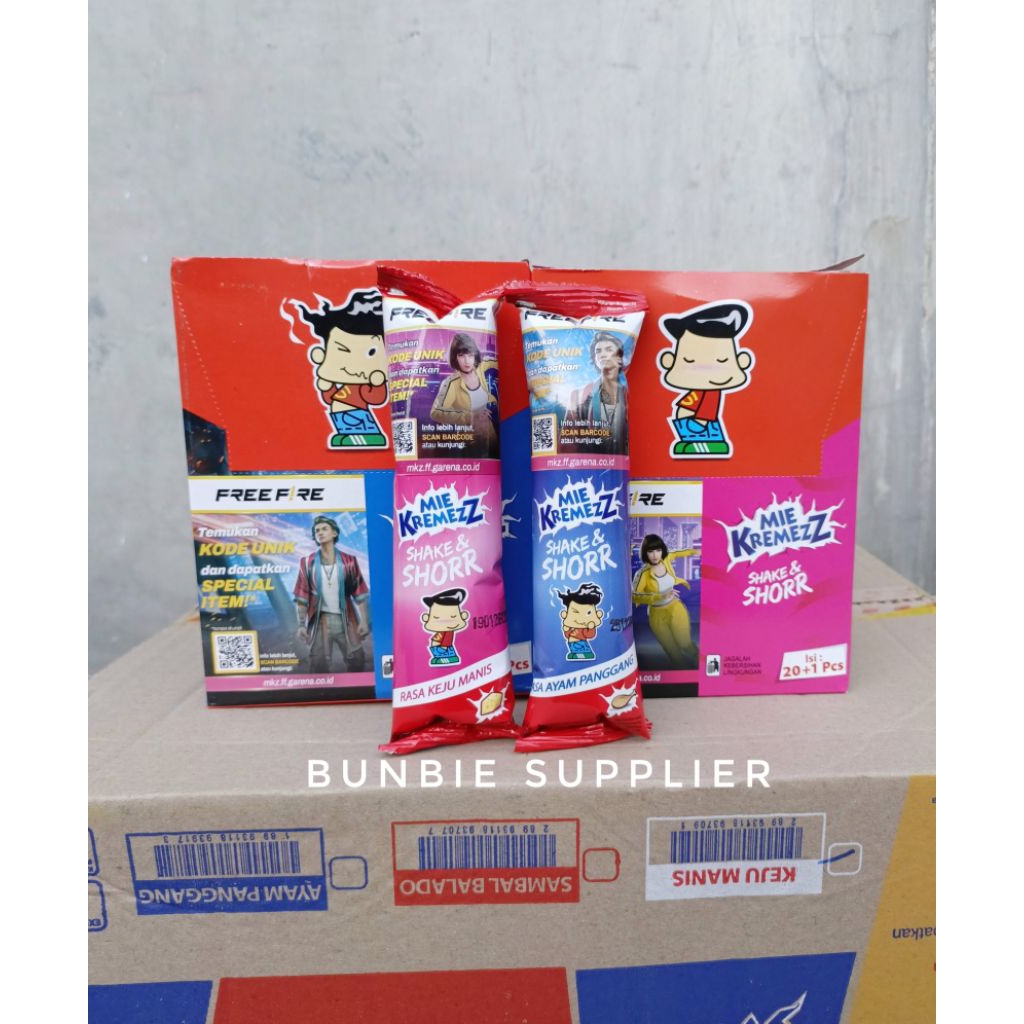 

Mie KremezZ Shake & Shorr Isi 20+1 pcs (BOX)