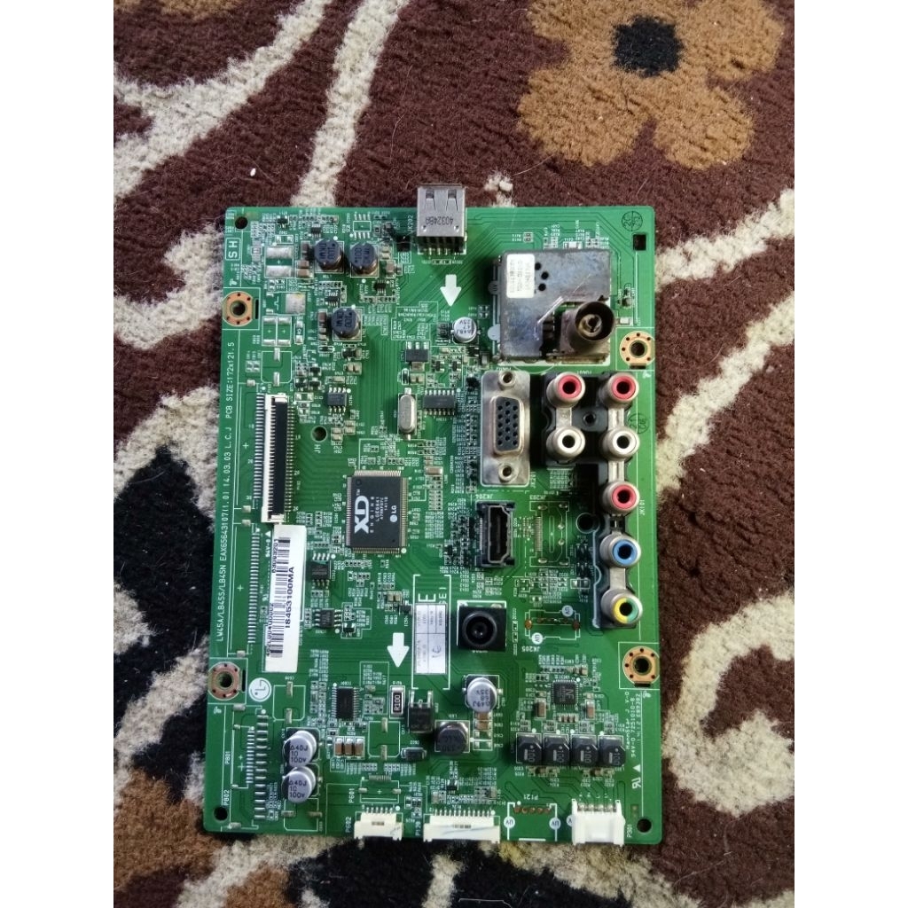 Mainboard mb mobo modul tv LG 20LB450A 20LB450 motherboard menbot mesin tv