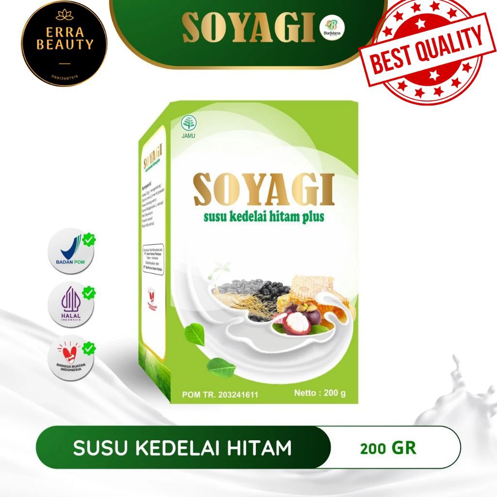 

SOYAGI diet herbal /susu kedelai hitam plus 200gr