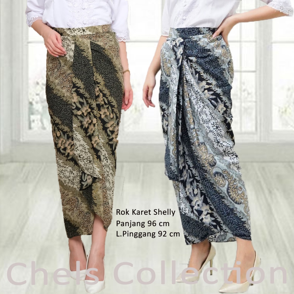 Bawahan Rok Kebaya Wanita Modern Motif Batik Elegan Mewah Kekinian