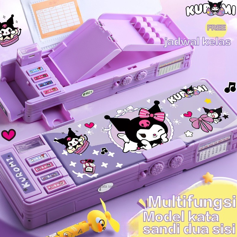 

KODE S67Q Tempat Pensil Multifungsi Kuromi Tempat Pensil Kunci Kata Sandi Anak Perempuan Tempat Pensil Sanrio Anak Perempuan Tempat Pensil Anak Perempuan Baru 224 Kapasitas Besar Tas Alat Tulis Siswa Sekolah Dasar