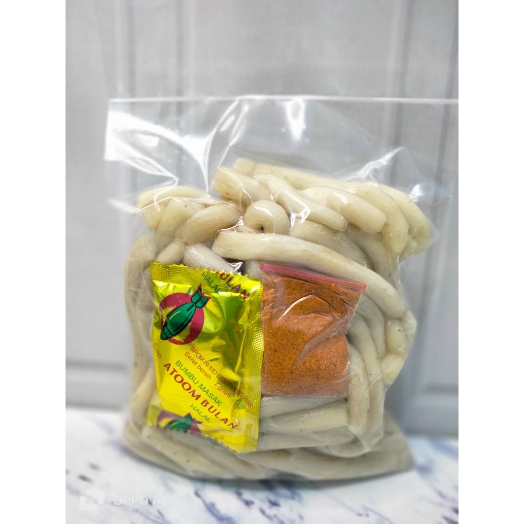 

otak-otak KW/patrick/cicos cemilan legend zaman SD siap goreng kemasan vacum