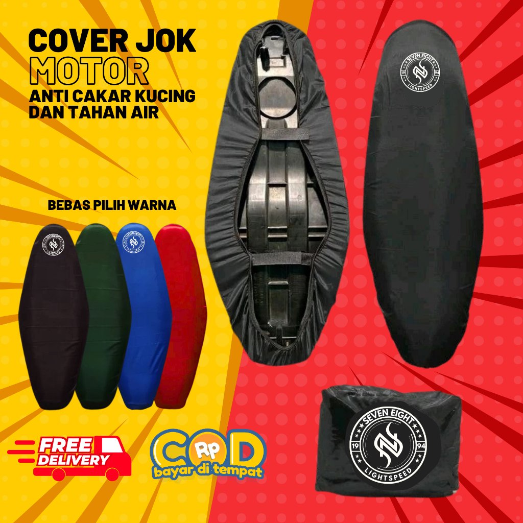 SARUNG JOK MOTOR / COVER JOK / VARIO. NMAX. BEAT. AEROX. MIO. SUPRA. . ANTI CAKAR KUCING