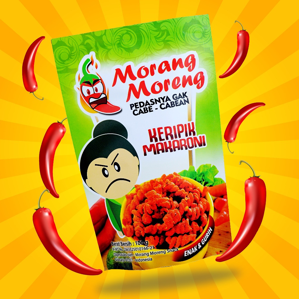 

Makaroni Pedas Viral Morang Moreng / Snack Makroni Spiral Aneka Rasa