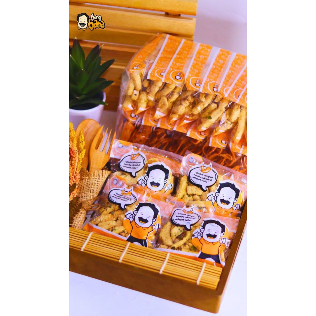 

Basreng & Kripca Mini kemasan pack