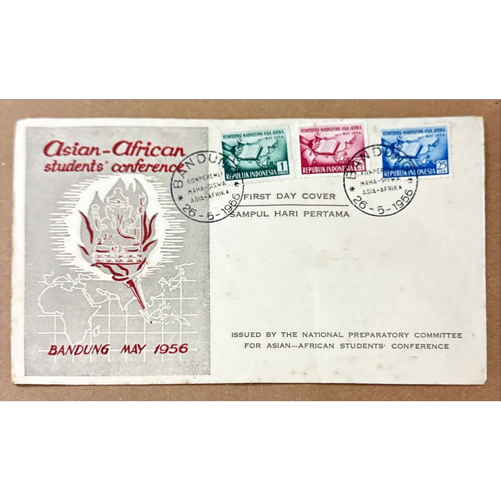 

PRANGKO INDONESIA 1956 SHP KONFERENSI MAHASISWA ASIA AFRIKA MINT.