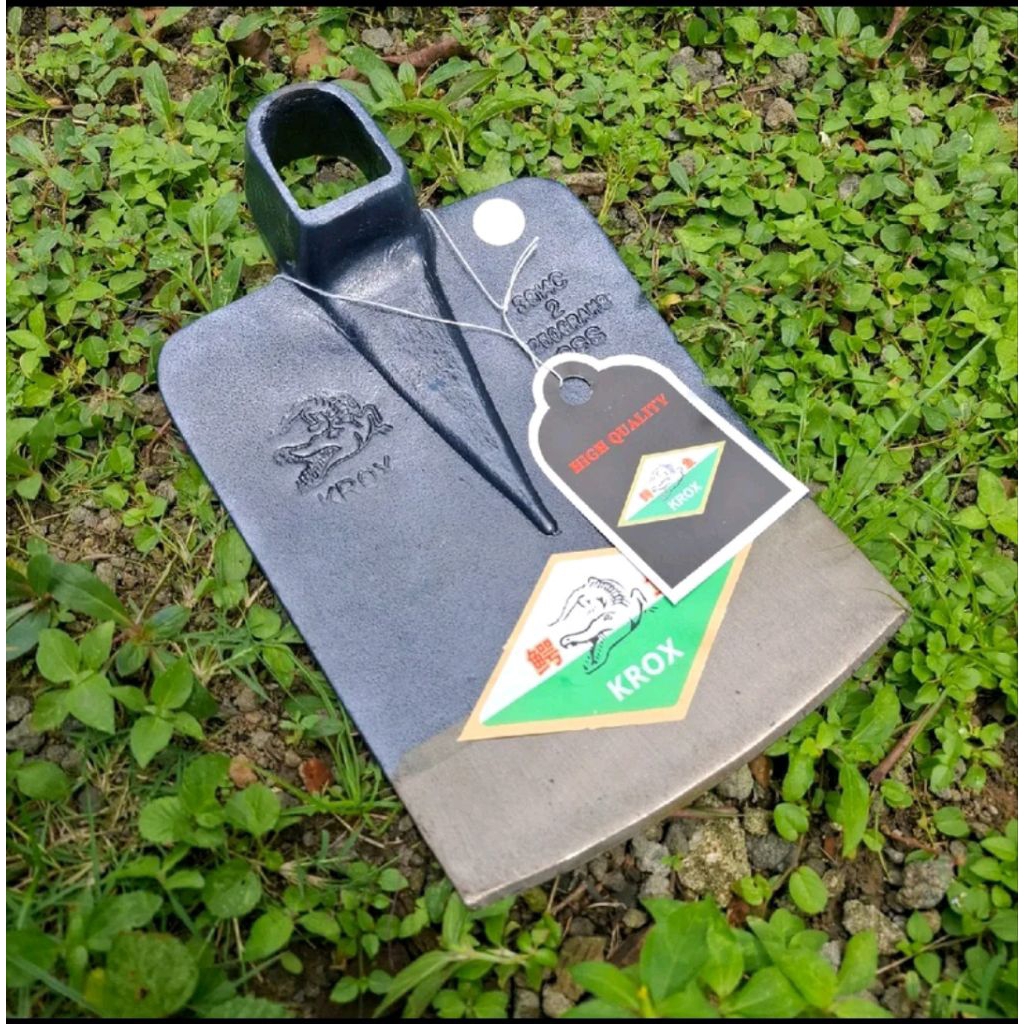CANGKUL terbaik CAP KROX ORIGINAL / Cangkul Tanah Anti Lengket / Cangkul Pacul Baja Kokoh