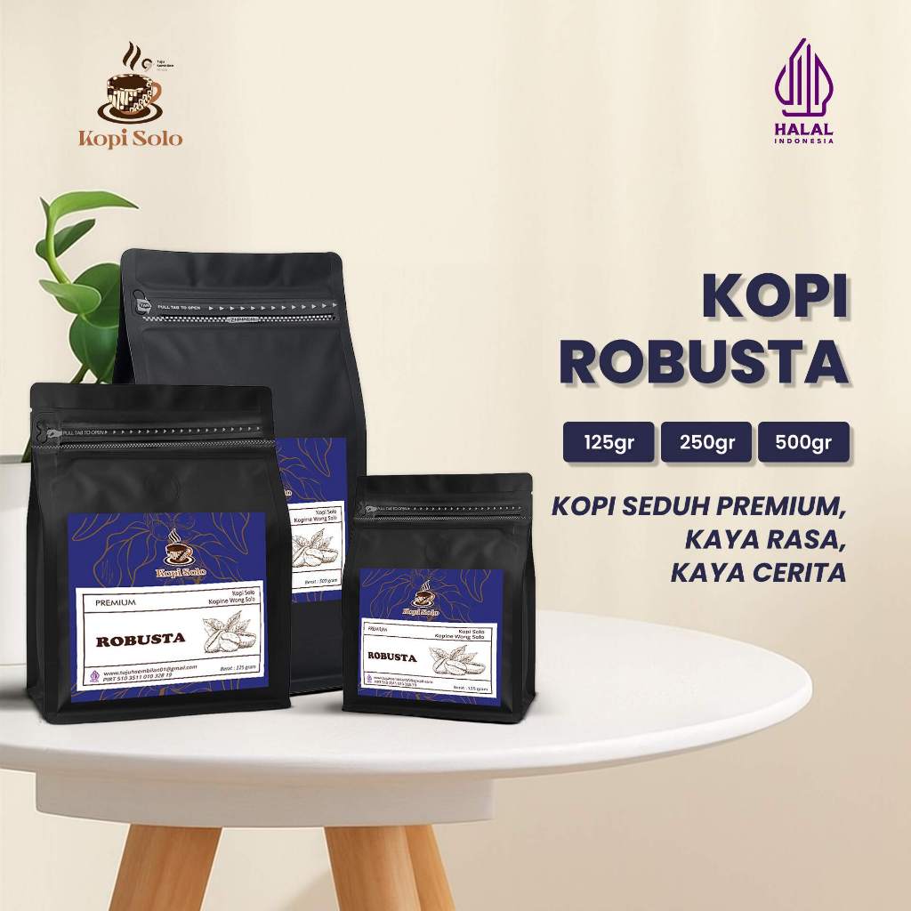 

KOPISOLO - Kopi Bubuk Robusta Premium 125 gr - 500 gr