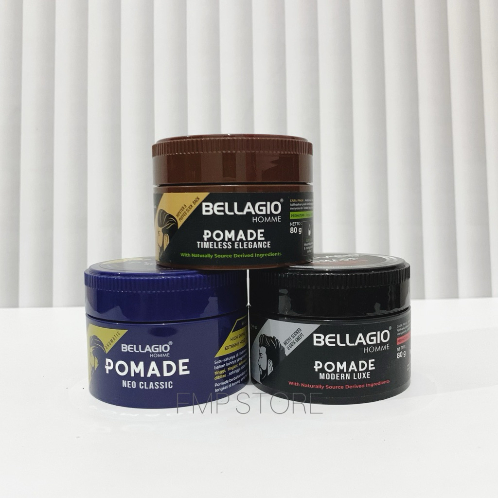 Bellagio Homme Pomade Styling Clay 80gr