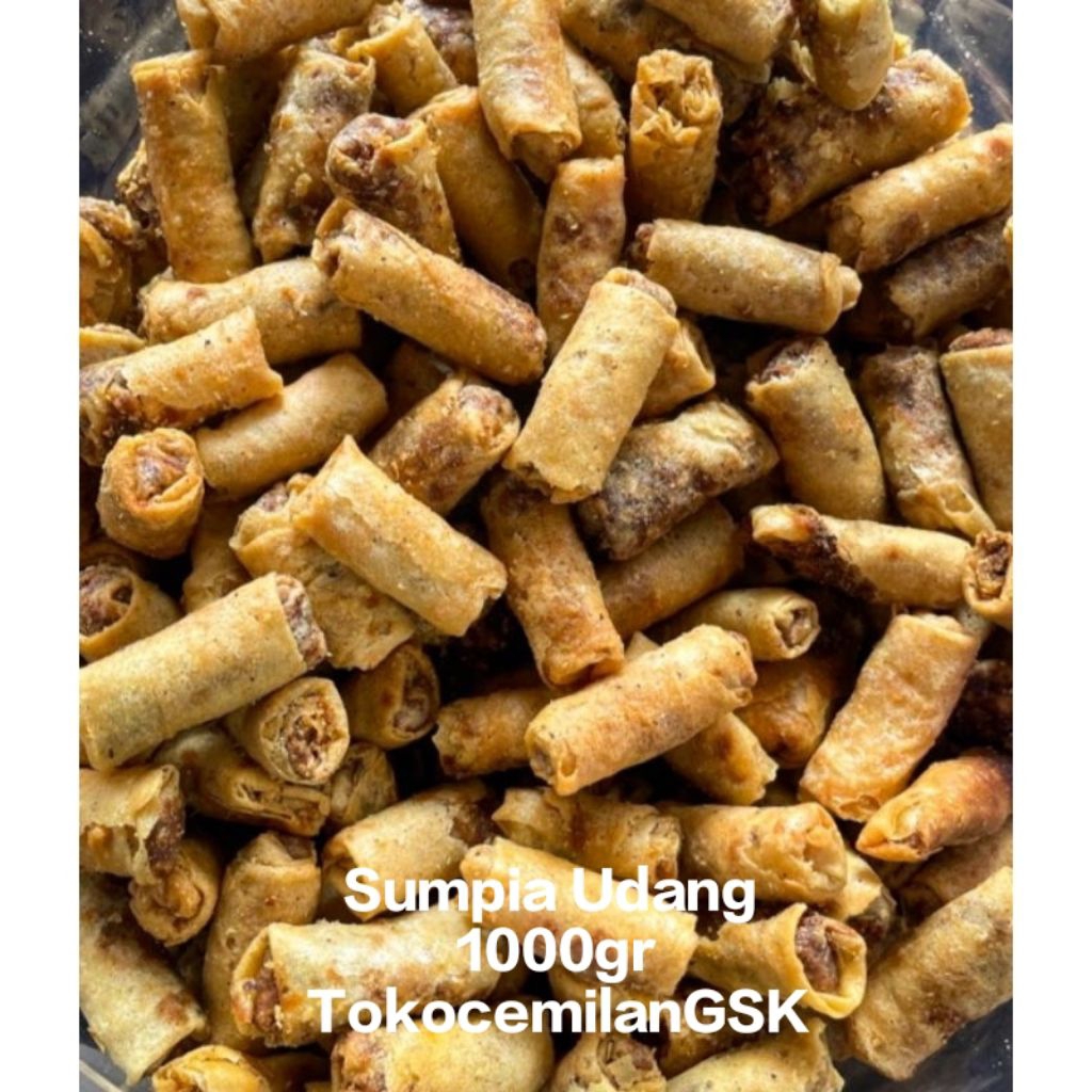 

Sumpia Udang 1000gr/ Sumpia Udang Gurih Renyah Murah/Cemilan Terbaru