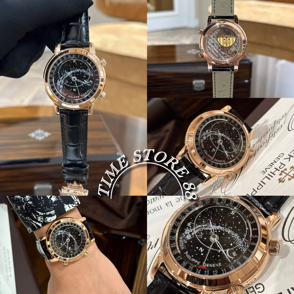 Patek Grand Complications 6102 Watch Black 44mm Fullset