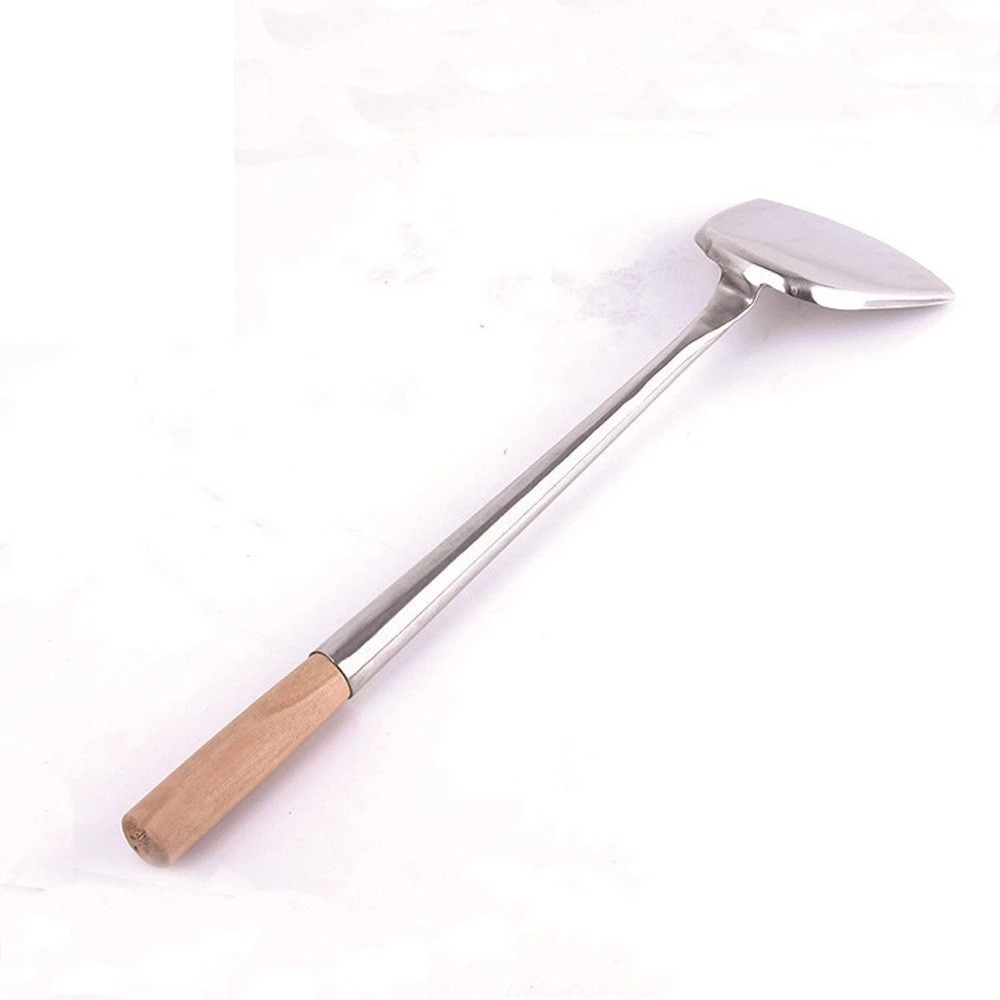 Spatula Stainless Tebal / Sutil Stenlis Kayu / Sutil Stenles Tebal / Sutil Tebal / Sutil Murah