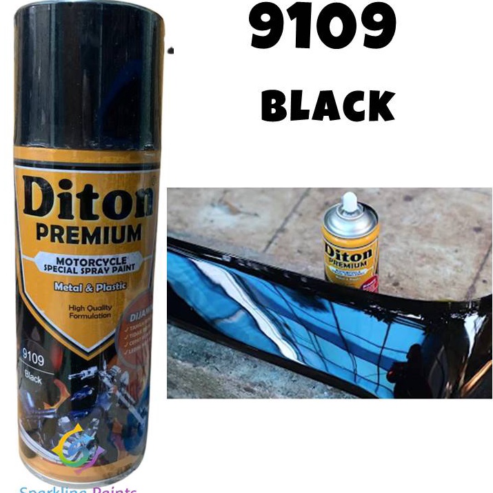 Pilox Diton Premium Black 919 Hitam Mengkilap Gloss Glossy Pilok
