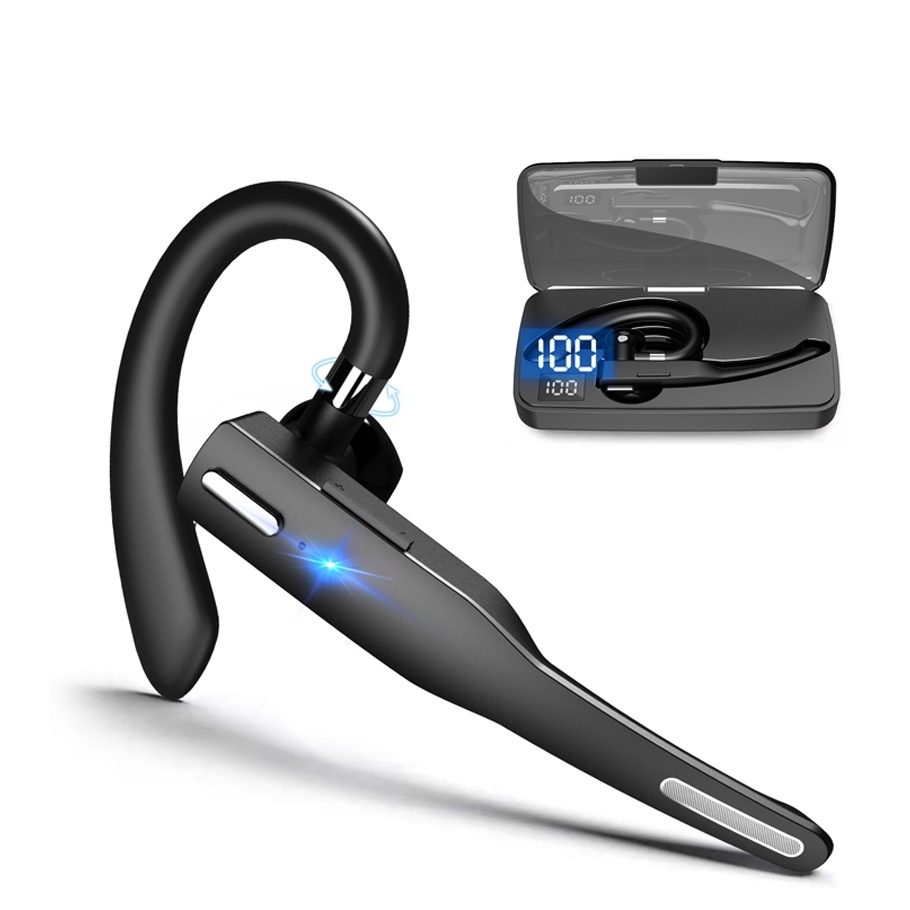 Berkualitas YYK525 Earphone with Mic Bluetoothcompatible Headset Rotatable Clear Calls