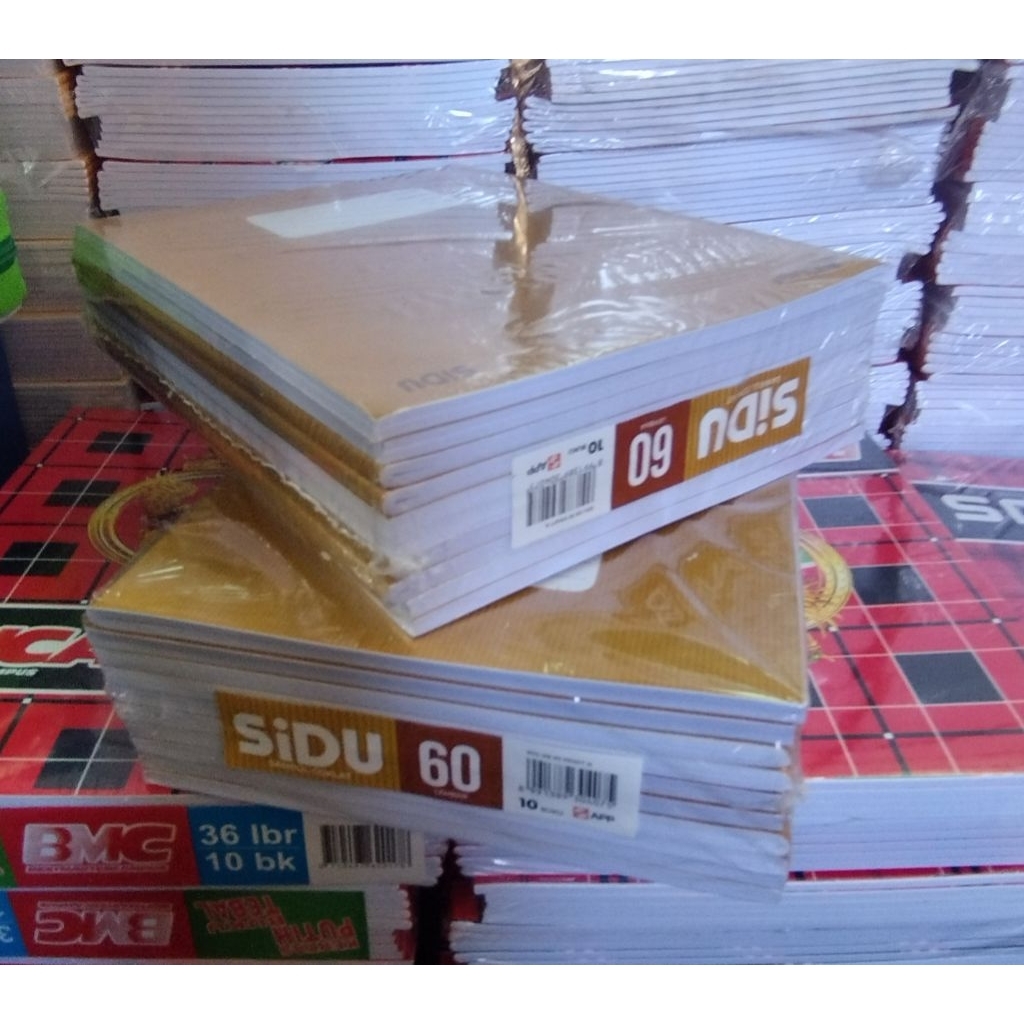

Promo buku tulis SIDU cover sampul coklat isi 10 buku
