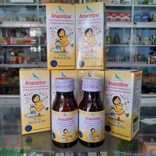 OBAT BATUK ANACETINE SYRUP 60ML TERMURAH