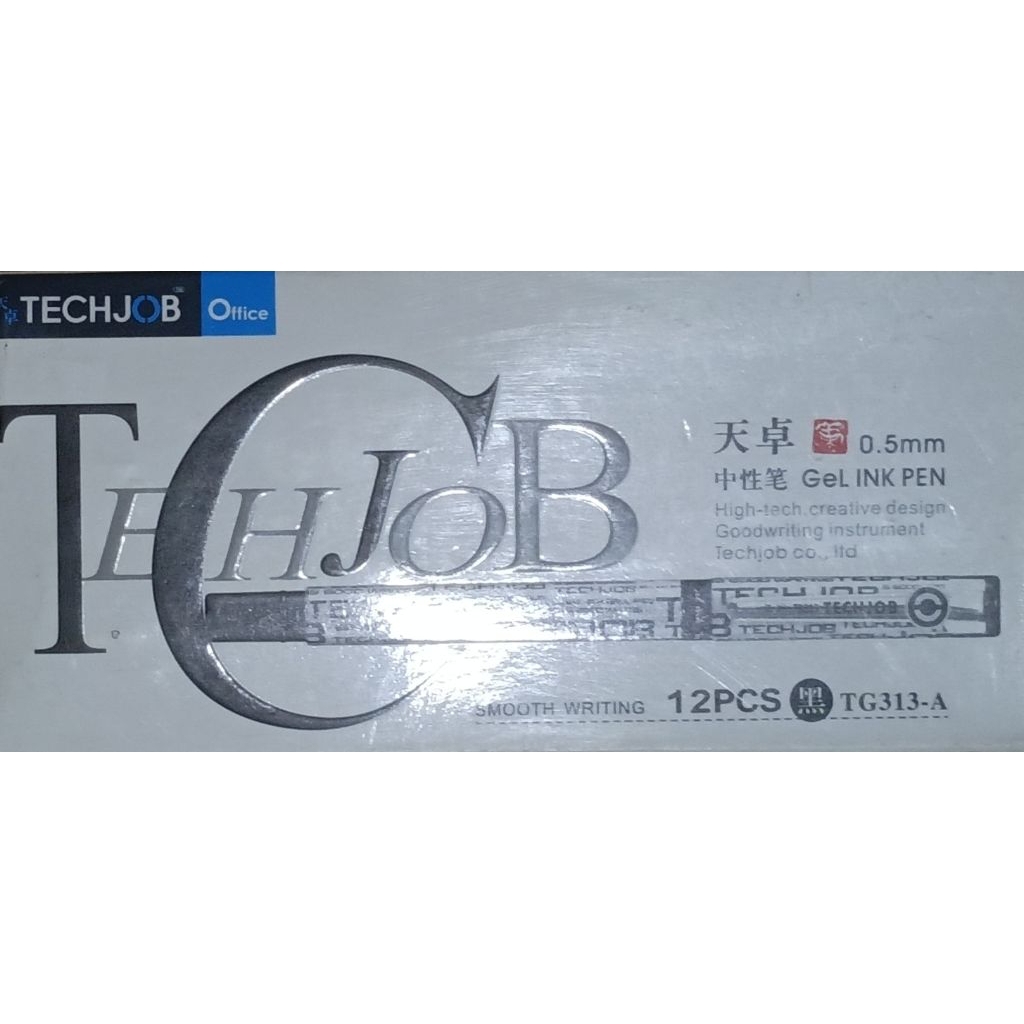 

Pulpen Gel TechJob 0.5mm - TG313-A (Isi 12 PCS)