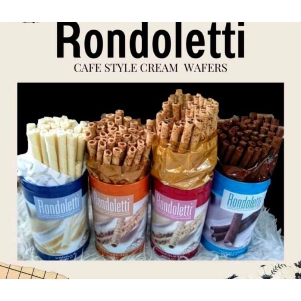 

rondoletti wafer roll kaleng 400 gr