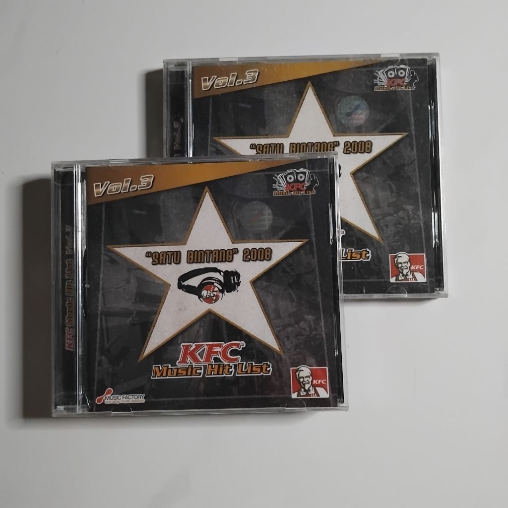 CD Kaset KFC Music Hit List Volume 3 / Satu Bintang 2008