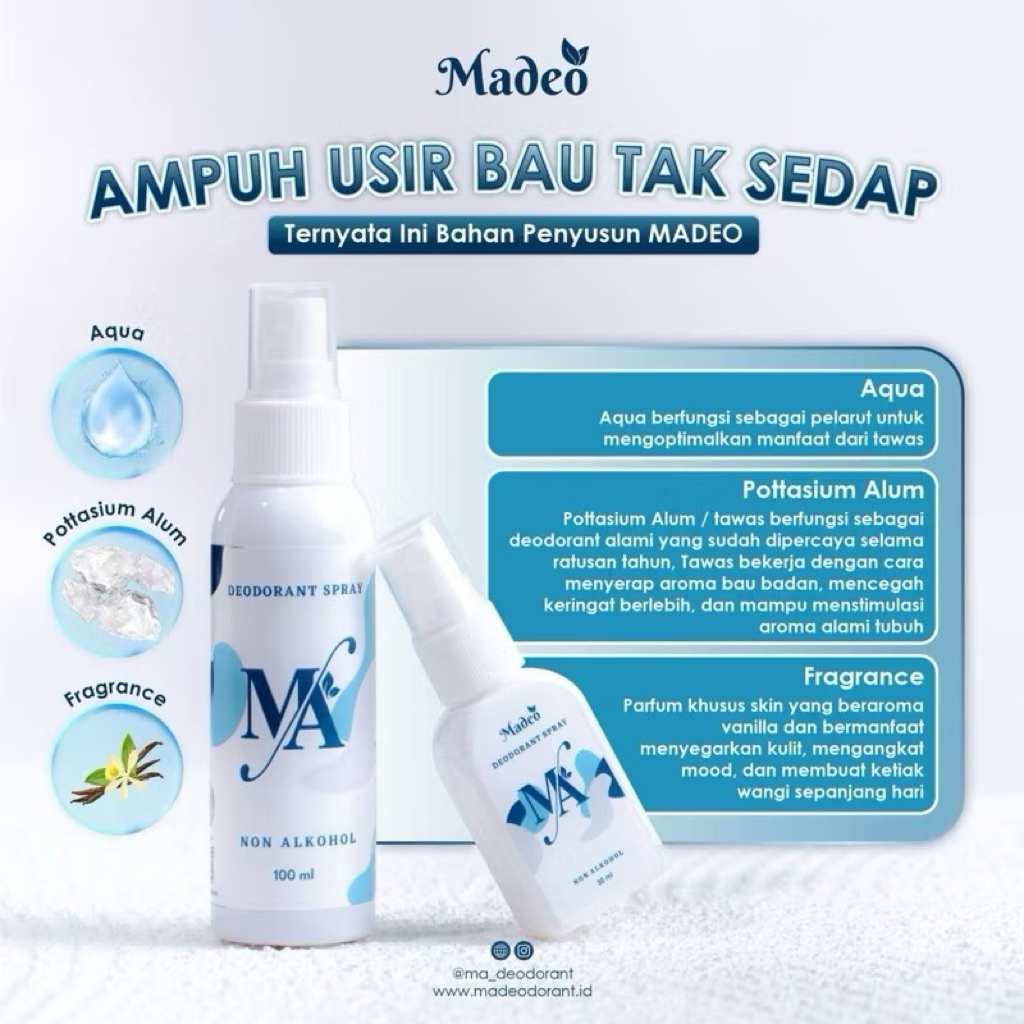 Madeo Deodorant Spray