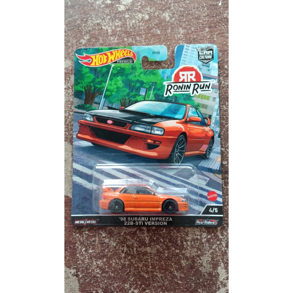 Hotwheels 98 Subaru Impreza 22B-STi Version
