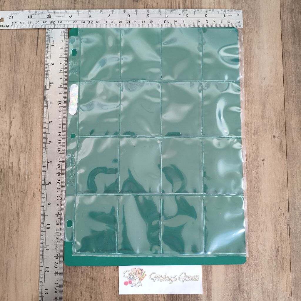 

Ultra Pro 16-Pocket Platinum Page 5x6,8cm 41x63mm A4 Mini American KPOP Pas Foto Tazos Pokemon Coin