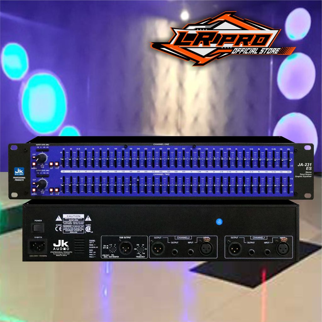 Equalizer 231SUB Jk audio JA 231ES + Subwoofer