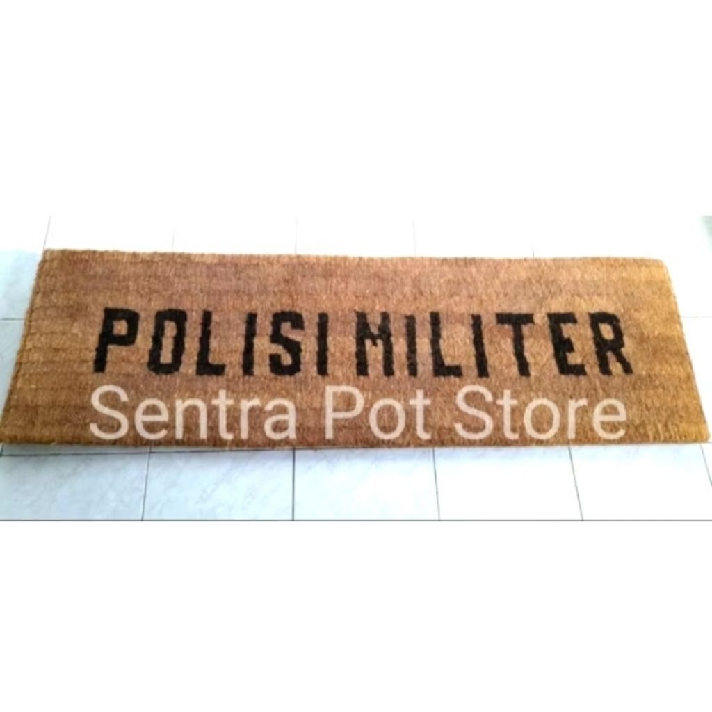 2METER CUSTOM NAMA / TULISAN KESET SERABUT KELAPA KESET LANTAI