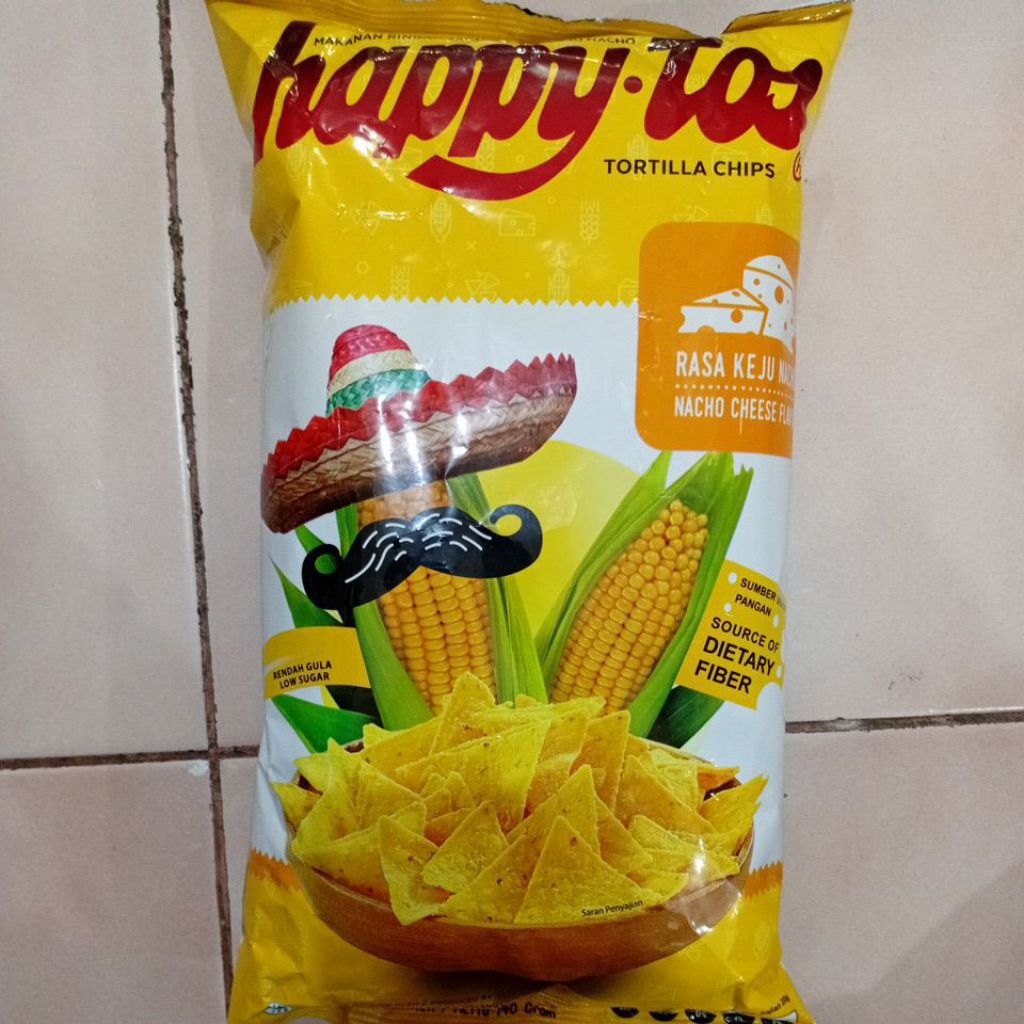 

HappyTos Nacho Cheese Flavor 140gr 1Pcs