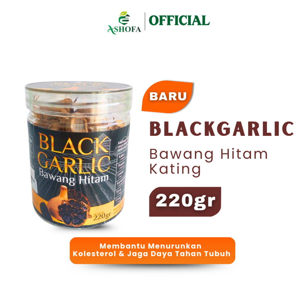 

Bawang Hitam Kating Premium Black Garlic